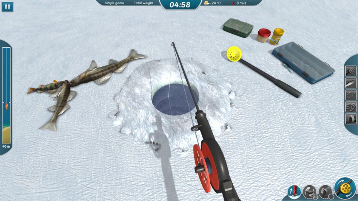 Ice Lakes (Windows) screenshot: Several fishes are mine