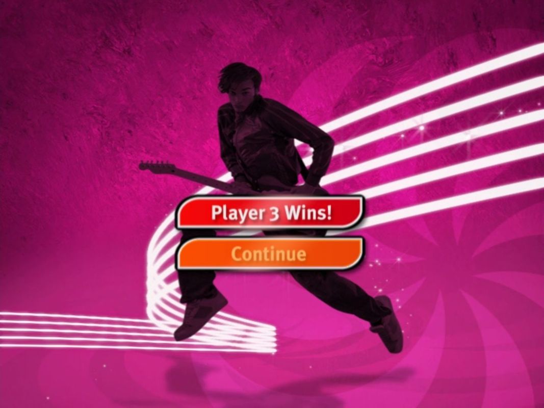 Beat the Intro 3 (DVD Player) screenshot: Head to Head: When all players have completed their round of questions the game announces then winner