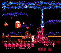 Zombie Nation (NES) screenshot: Electro - Vulcan