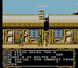 Magician (NES) screenshot: Walk in town