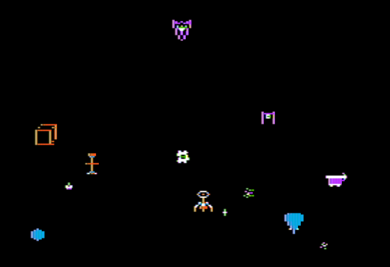 Sheila (Apple II) screenshot: Monster Gallery