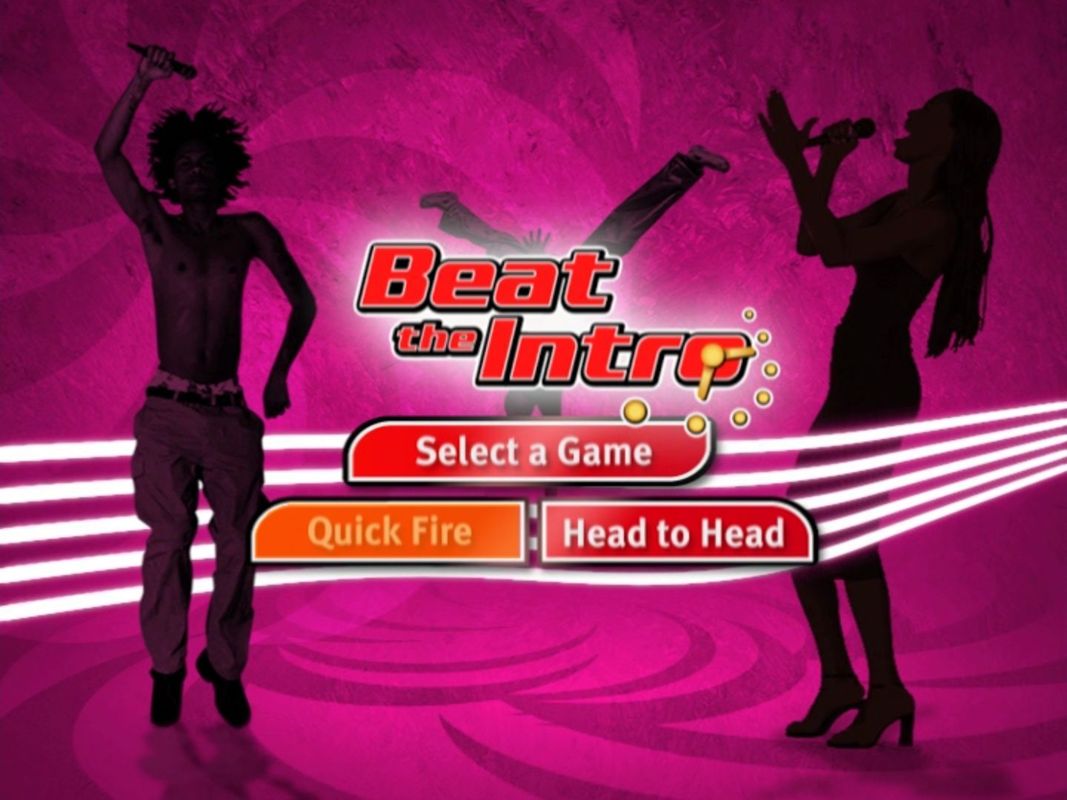 Beat the Intro 3 (DVD Player) screenshot: The game selection screen