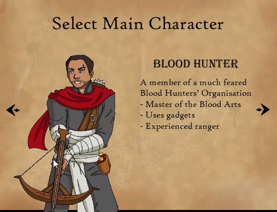 DarkEnd (Windows) screenshot: Blood hunter