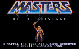 Masters of the Universe: The Movie (Atari ST) screenshot: Title screen 2
