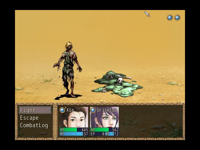 DarkEnd (Windows) screenshot: Battle