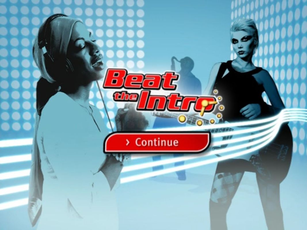 Beat the Intro 2 (DVD Player) screenshot: The title screen.