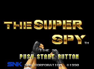 The Super Spy (Neo Geo) screenshot: Title