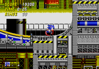 Sonic the Hedgehog 2 (Genesis) screenshot: Rolling around