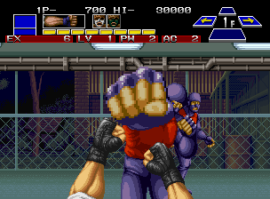 The Super Spy (Neo Geo) screenshot: Pow!