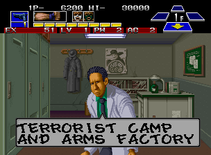 The Super Spy (Neo Geo) screenshot: A hostage