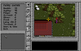Prophecy of the Shadow (DOS) screenshot: Starting location