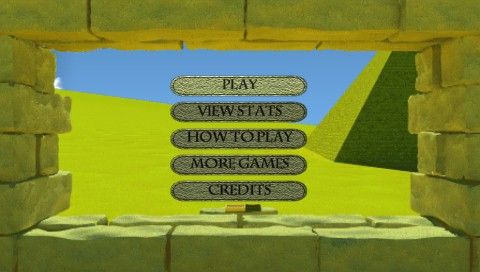 Ancient Game Treasures: Mill (PSP) screenshot: Main menu