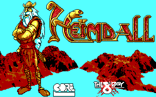 Heimdall (DOS) screenshot: Main Title (EGA)