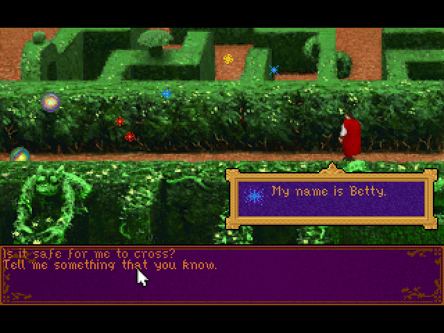 Dragonsphere (Windows) screenshot: Inside the maze.