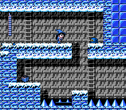 The Krion Conquest (NES) screenshot: Ice cavern