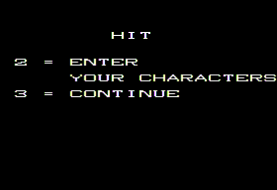 Field of Fire (Apple II) screenshot: Create Your Own Crew of Soldiers