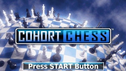 Cohort Chess (PSP) screenshot: Title screen