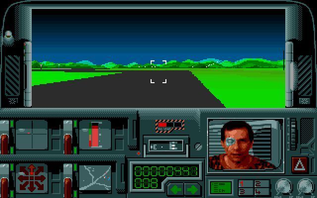 Hoverforce (DOS) screenshot: Resolution 101: When a bad guy is shot down they appear in the comm-link window VGA version