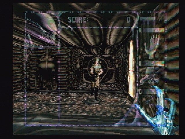 Alien Vs Predator (Jaguar) screenshot: Playing as the Alien in the Alien ship.
