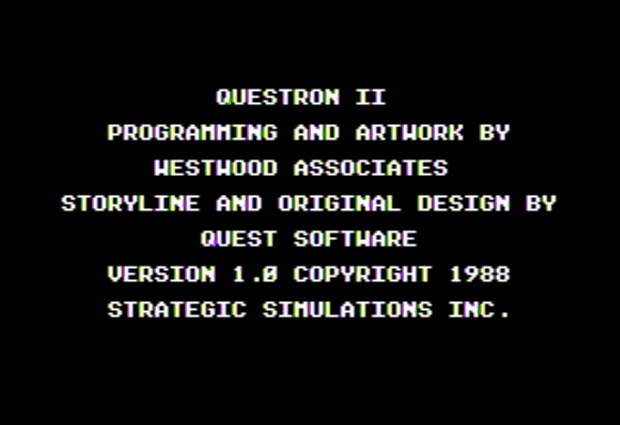 Questron II (Apple II) screenshot: Introduction