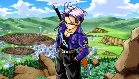 Dragon Ball Z: Shin Budokai - Another Road (PSP) screenshot: And Trunks turns out to be a big badass.