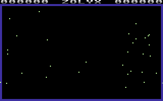 Zolyx (Commodore 16, Plus/4) screenshot: Start Screen.