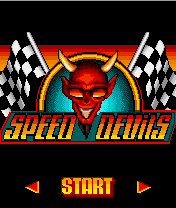 Speed Devils (J2ME) screenshot: Main game screen