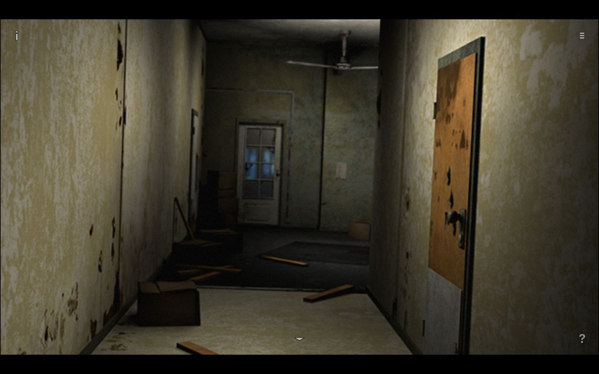Decay: The Mare (Windows) screenshot: Navigating bleak corridors