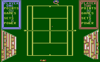 Wimbledon (Commodore 16, Plus/4) screenshot: 2nd Game.