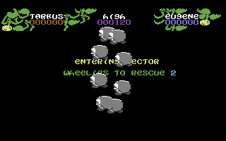 Wheelies (Commodore 64) screenshot: Get Ready.