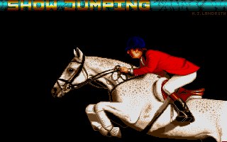 International Sports Challenge (Atari ST) screenshot: Show Jumping is the next discipline