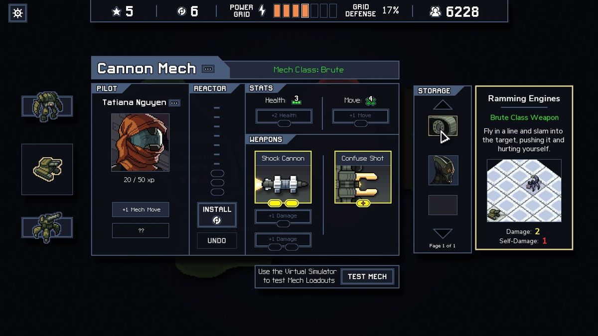 Into the Breach (Windows) screenshot: Ready to rumble?