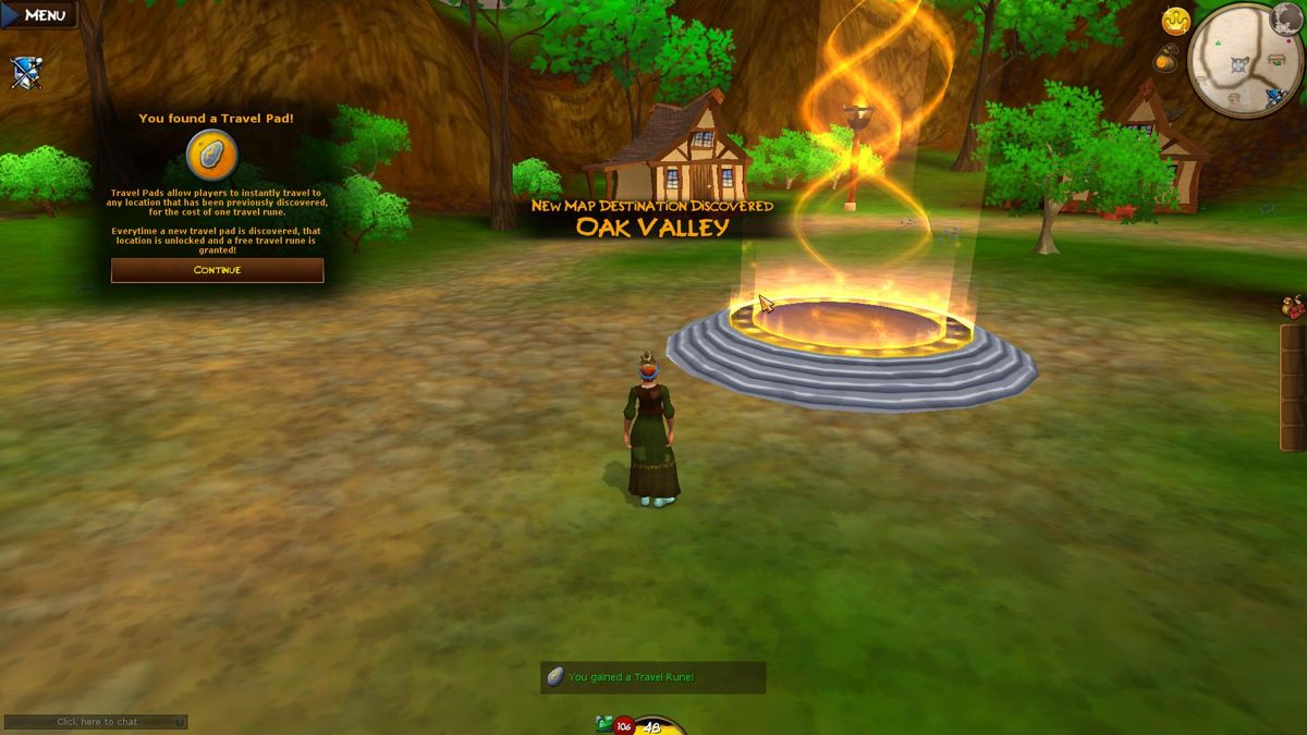 Villagers & Heroes of a Mystical Land (Windows) screenshot: Finding the teleport for the location