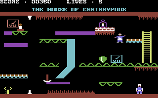 China Miner (Commodore 64) screenshot: Next screen.