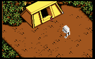 Star Wars: Return of the Jedi (Commodore 64) screenshot: Destination reached!