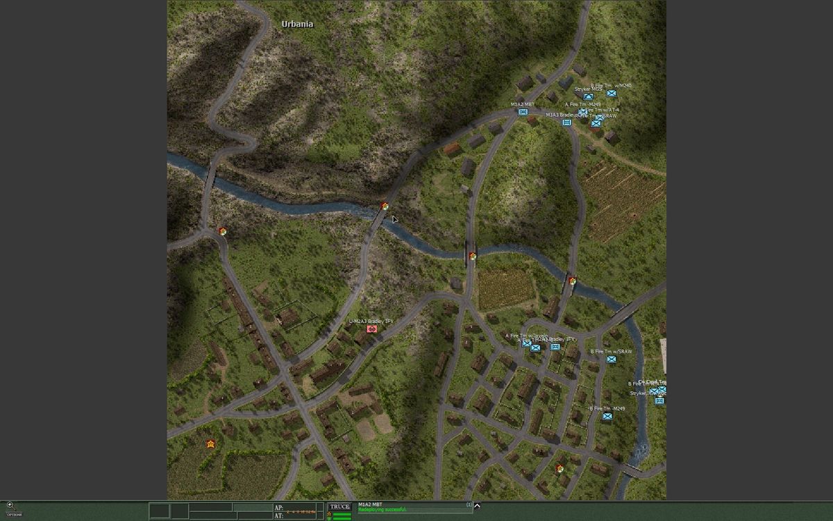 Close Combat: Modern Tactics (Windows) screenshot: Map