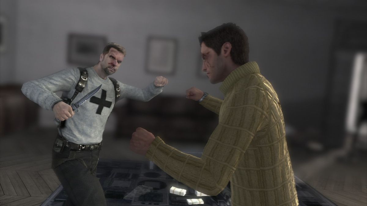 Robert Ludlum's The Bourne Conspiracy (PlayStation 3) screenshot: Watch out for the knife