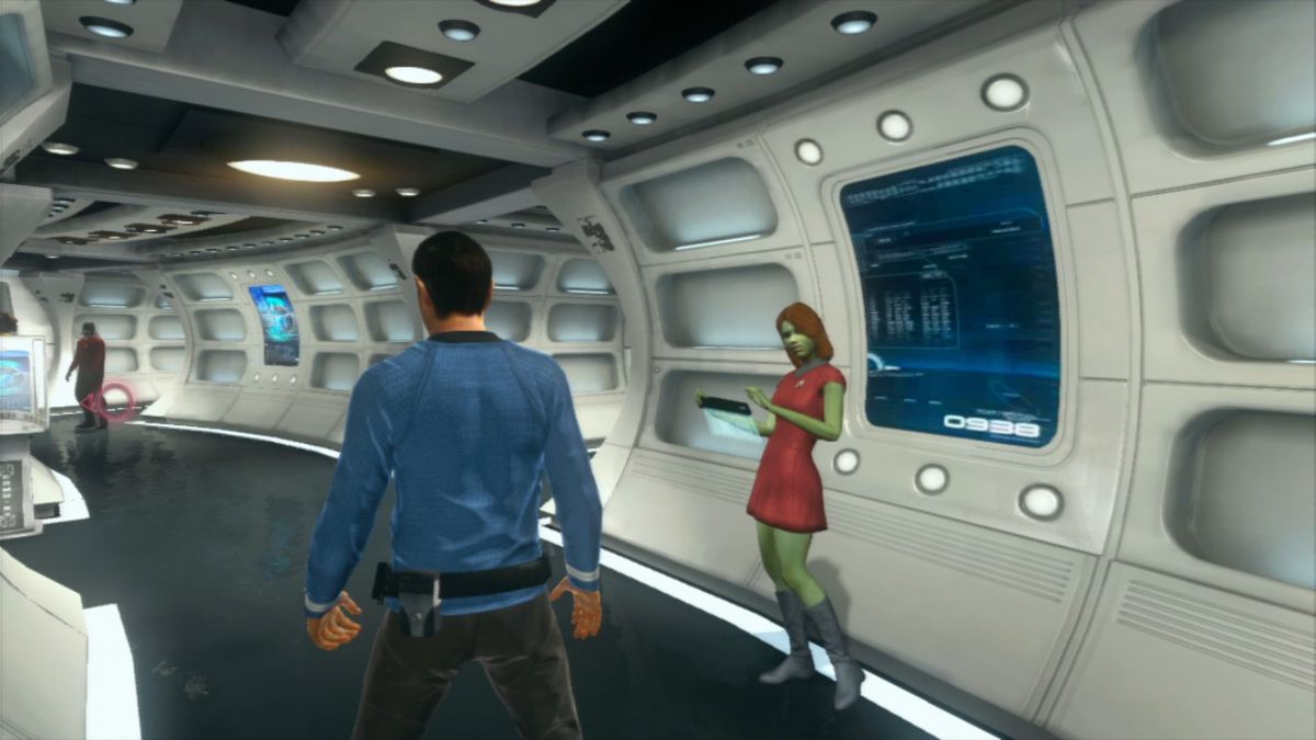 Star Trek (PlayStation 3) screenshot: Alas, you can only interact with certain key NPCs.