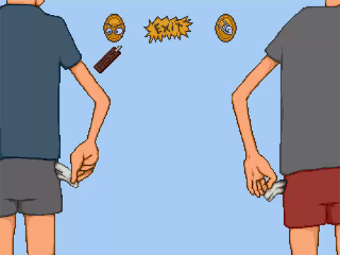 MTV's Beavis and Butt-Head in Virtual Stupidity (Windows) screenshot: Inventory screen