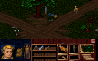Veil of Darkness (DOS) screenshot: Hangman's tree