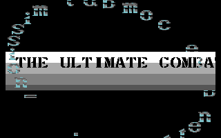 UCM: Ultimate Combat Mission (Commodore 64) screenshot: Title Screen.