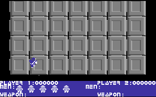 UCM: Ultimate Combat Mission (Commodore 64) screenshot: Ready to escape.