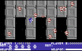 UCM: Ultimate Combat Mission (Commodore 64) screenshot: Watch the edges.
