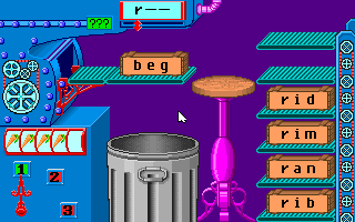 Screenshot of Reader Rabbit (DOS, 1984) - MobyGames