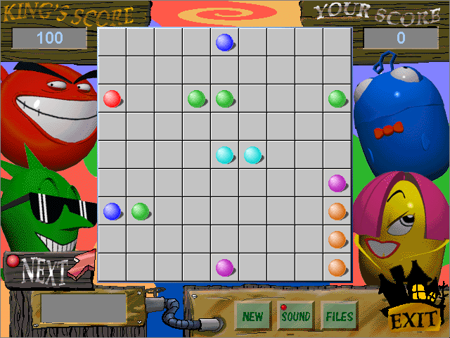 Screenshot of Golly! Ghosts! Goal! (Windows 3.x, 1996) - MobyGames