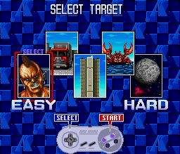 Sonic Blast Man (SNES) screenshot: Bonus Stage Select