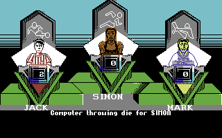 Sporting Triangles (Commodore 64) screenshot: Next question.