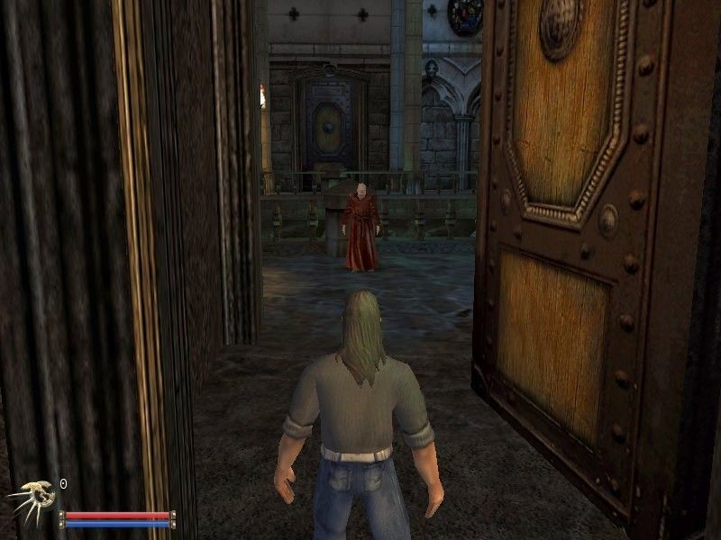 Archangel (Windows) screenshot: Michael wakes up in a strange monastery...