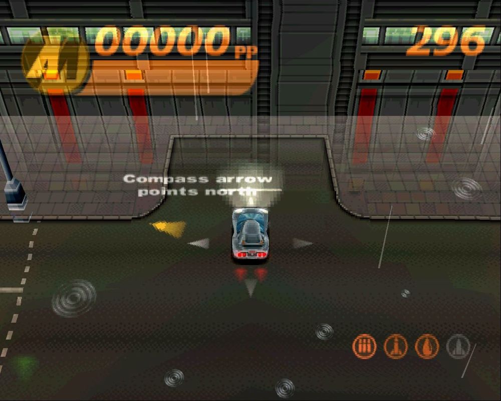 Action Man: Destruction X (Windows) screenshot: The start of a game level. The object is to catch the bad guys.