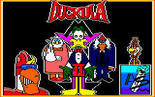 Count Duckula 2 Featuring Tremendous Terence (Amstrad CPC) screenshot: Loading Screen.